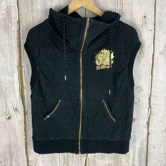 EXR Race Vest Hoodie Black and Gold Progressive collection Size M Japan - Picture 1 of 10